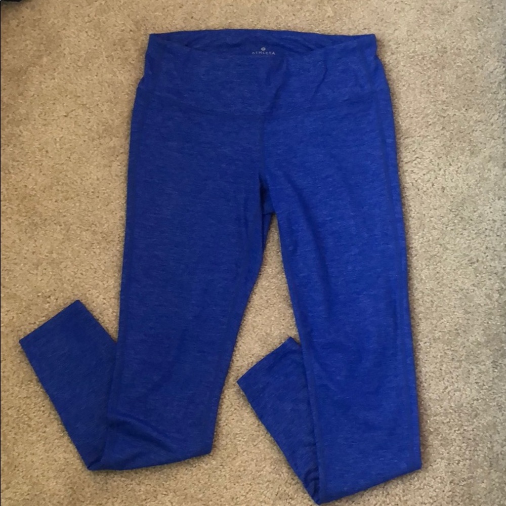 Athleta size medium blue leggings